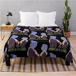 Mulan and Li Shang Throw Blanket
