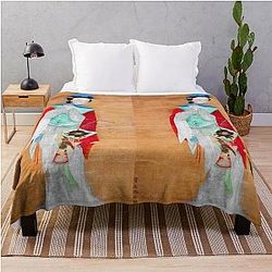 Hua Mulan Throw Blanket