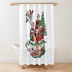 Mulan Christmas Shower Curtain