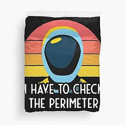 Murderbot Needs to Check the Perimeter Duvet