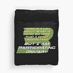 Murderbot Diaries Participating Duvet Cover