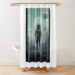 Murderbot Shower Curtain