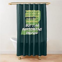 Murderbot Diaries Shower Curtain