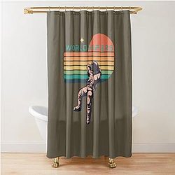 The Murderbot Diaries World Hoppers Shower Curtain