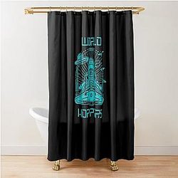 Murderbot Diaries World Hoppers Fanart Shower Curtain