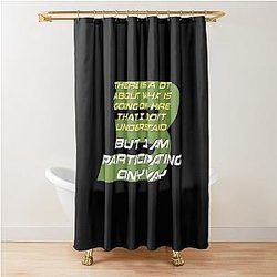 Murderbot Diaries Participating Shower Curtain