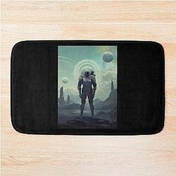 Murder Bot Art Print Bath Mat