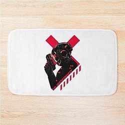 Murderbot Red Bath Mat