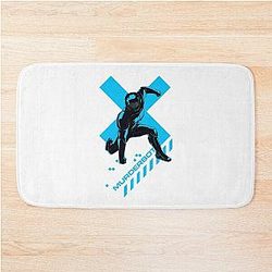 Murderbot Blue Bathmat