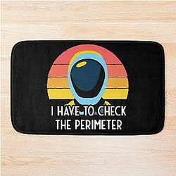 Murderbot Needs to Check the Perimeter Bathroom Mat