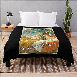 Murderbot Diaries The Rise of Sanctuary Moon Fan Art Throw Blanket