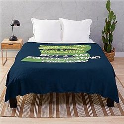 Murderbot Diaries Participating Throw Blanket