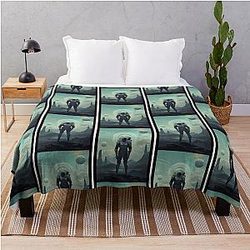Murderbot Throw Blanket