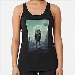 MurderBot Art Print Racerback Tank Top