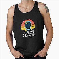 Murderbot Diaries SecUnit is Tired of Humans Tank Top