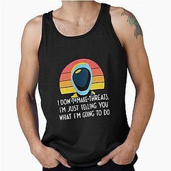 Murderbot Security Unit Makes No Threats Tank Top