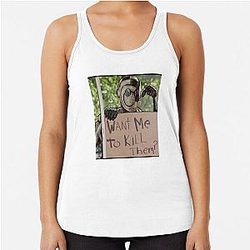 Murderbot Racerback Tank Top