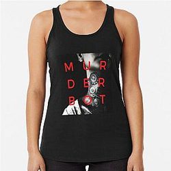Murderbot is Love Racerback Tank Top