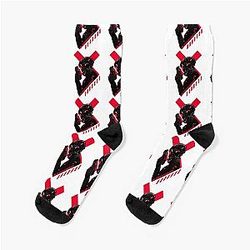 Murderbot Red Socks