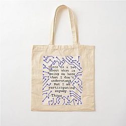 Three Helping Murderbot Diaries Cotton Tote Bag