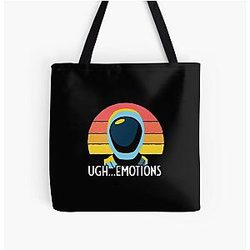 Murderbot Diaries Emotions All Over Tote Bag
