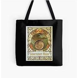 Murderbot Diaries: The Rise of Sanctuary Moon Fan Art Mucha Tote Bag
