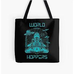 Murderbot Diaries World Hopper Fanart Tote Bag