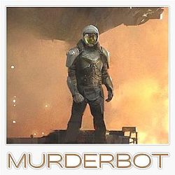 Pack of 4 inch - Murderbot Diaries Design Essential Vinyl Decal for Cars, Trucks, Windows, Laptops, Notebooks, Tumblers, Lockers, Skateboards, Water Bottles