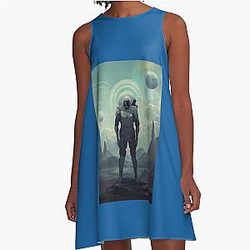 MurderBot A-Line Dress
