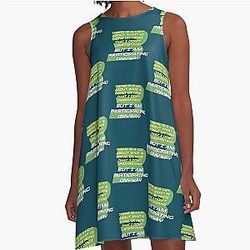 Murderbot Diaries Participating A-Line Dress