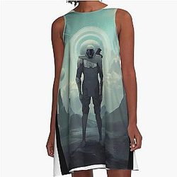 Murderbot A-Line Dress