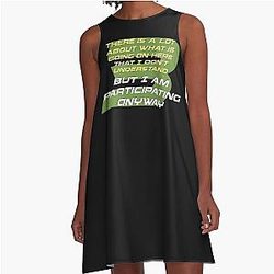 Murderbot Diaries - Anyway A-Line Dress