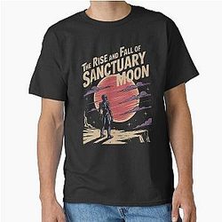 The Rise and Fall of Sanctuary Moon, Murderbot Diaries, Retro Science Fiction Graphic Classic T-Shirt
