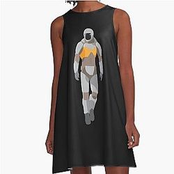 Murderbot A-Line Dress