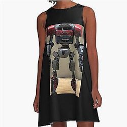 Murderbot A Line Dress