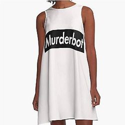 Murderbot A-Line Dress