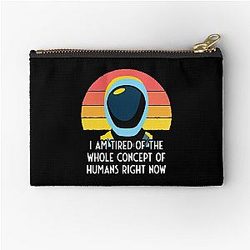 Murderbot Diaries SecUnit is Tired of Humans Zipper Pouch