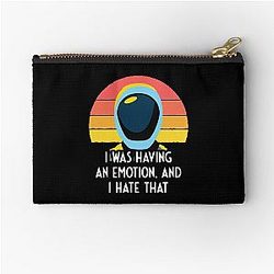 Murderbot Diaries SecUnit Hates Having Emotions Zipper Pouch