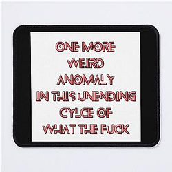 The Murderbot Diaries - SecUnit (Murderbot) White Mouse Pad