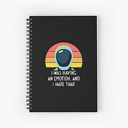 Murderbot Diaries SecUnit Hates Having Fears Spiral Notebook