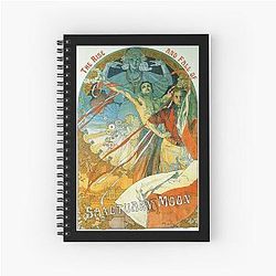 Murderbot Diaries The Rise of Sanctuary Moon Fan Art Spiral Notebook