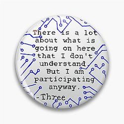Three Helping Diaries Pin