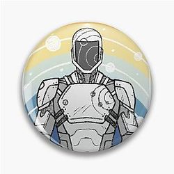 Aroace Murderbot Pin