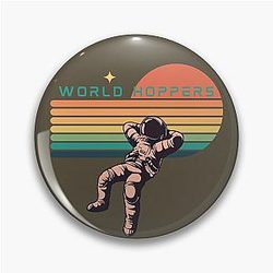 The Murderbot Diaries World Hoppers Fanart Pin