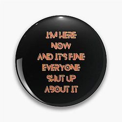 The Murderbot Diaries Shut Up Pin