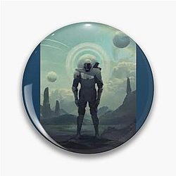 MurderBot Art Print Pin