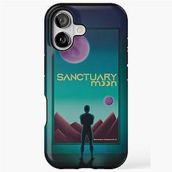 Murderbot Views Sanctuary Moon Ad iPhone Case