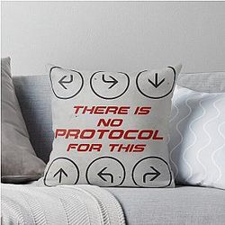Murderbot - No Protocol Throw Pillow