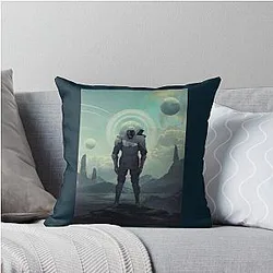 MurderBot Art Print Throw Pillow
