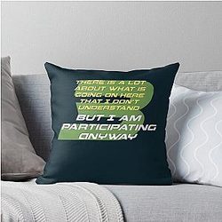 Murderbot Diaries Throw Pillow